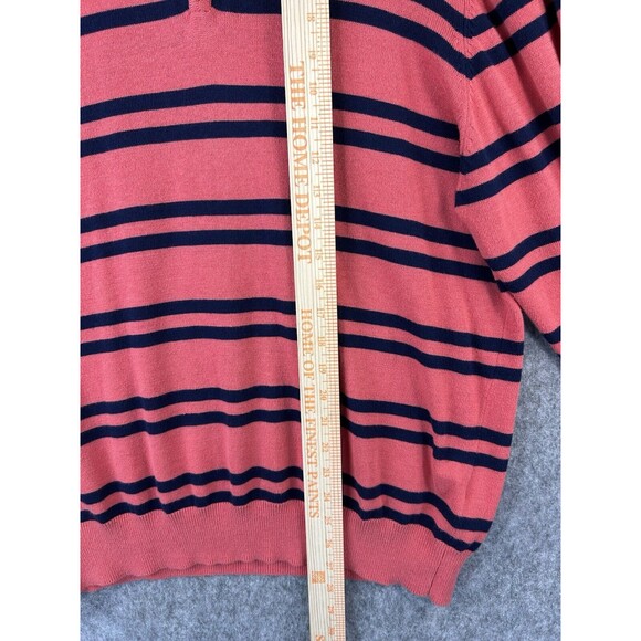 Andrew Carrington Legend Sweater Men's Sz M Mock Neck 1/4 Zip Cashmere Blend - Picture 5 of 8